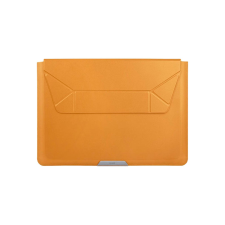 Uniq чехол-папка для MacBook 14.2 Oslo V.2 PU leather Magnetic Laptop (оранжевый) OSLO(14)-MUSTARD