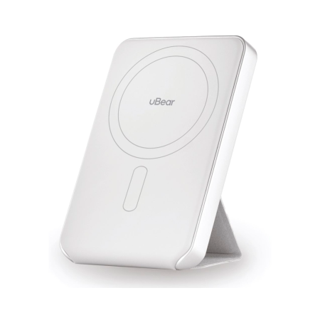 uBear внешний аккумулятор MagSafe с подставкой Backup 20W 5000mAh (белый) PB09LG5000-PDM
