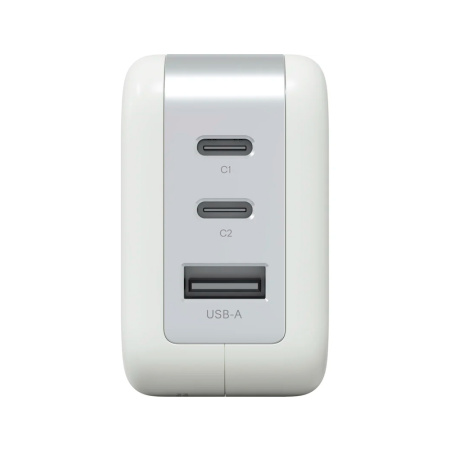 Magssory СЗУ GaN Wall Charger 67W 2x Type-C + USB A (белый) ACH011