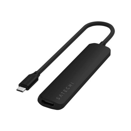 Satechi хаб 6-port Slim 4 Multiport Adapter (черный) ST-P6SK