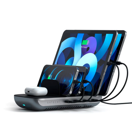 Satechi БЗУ Dock5 Multi-Device Charging Station (серый) ST-WCS5PM-EU