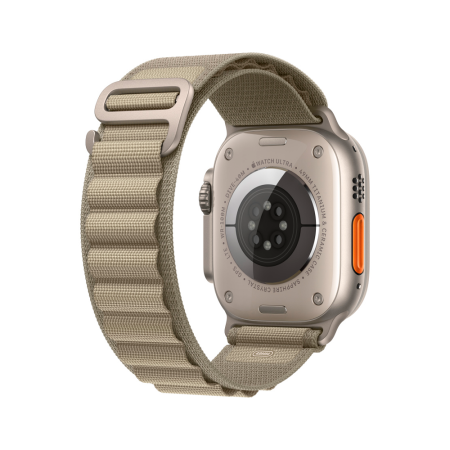 Apple ремешок Alpine Loop 46/49 мм (M) (оливковый) MT5U3ZM/A