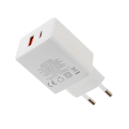Baseus СЗУ Cube 20W Type-C + USB A (белый) P10111403213-00 Baseus СЗУ Cube 20W Type-C + USB A (белый) P10111403213-00