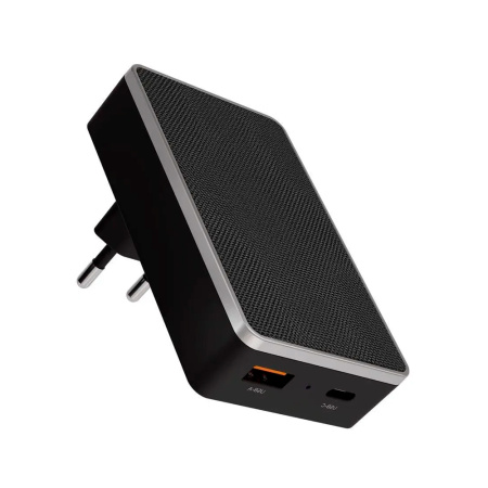 VLP СЗУ 20W Type-C + USB A (черный) vlp-WC20-01-BK