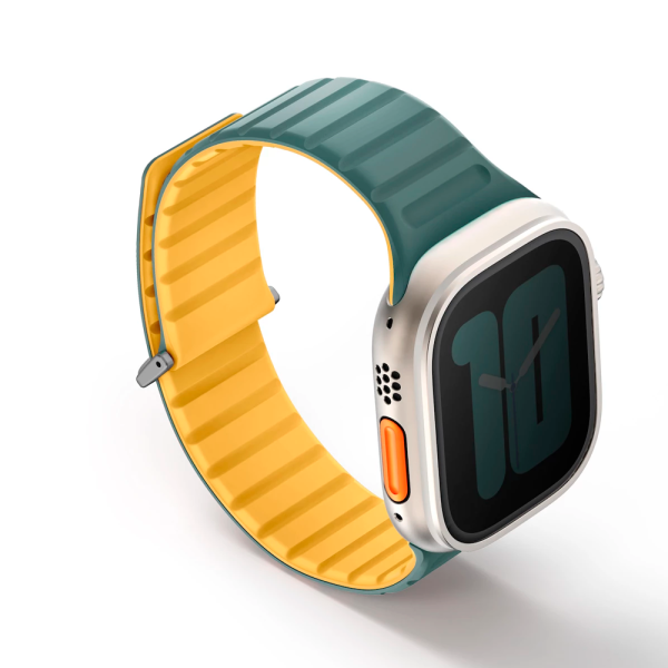 Uniq ремешок Revix Evo 46/49 мм (зеленый/желтый) 49MM-REVEVGRNBYEL