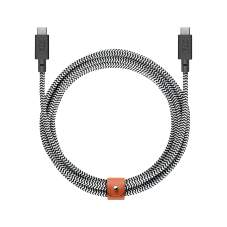 Native Union кабель Type-C/Type-C Belt XL 100W 3м (зебра) BELT-XL-C-ZEB-3-NP