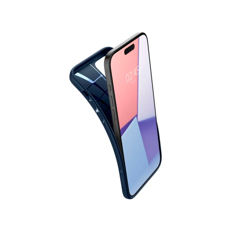 Spigen чехол для iPhone 15 Pro Liquid Air (синий) ACS06705