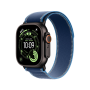 Apple Watch Ultra 3 49mm, черный, Trail Loop M/L синий ремешок