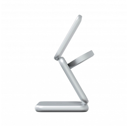 Magssory БЗУ Fold Pro Qi2 3 в 1 (серебристый) WCH063s