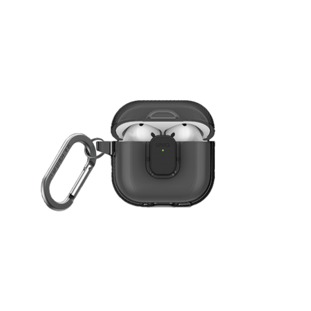 Uniq чехол для AirPods 4 Glase Pro TPU Lock (темно-прозрачный) AIRPODS(2024)-GLSPGSMK