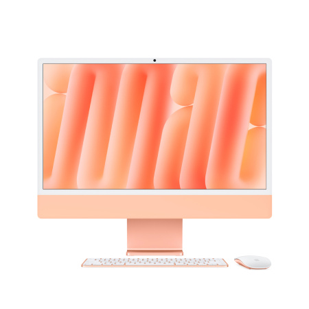 Apple iMac 24" 2024 M4 10CPU/10GPU/16GB/256GB SSD (оранжевый)