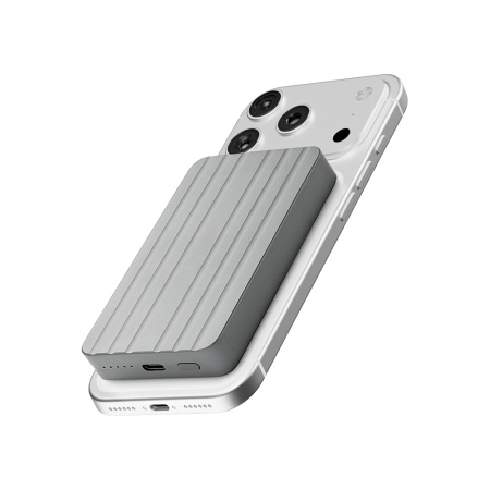 uBear внешний аккумулятор MagSafe Icon Qi2 20W 5000mAh (серый) PB14SG5000-PDM