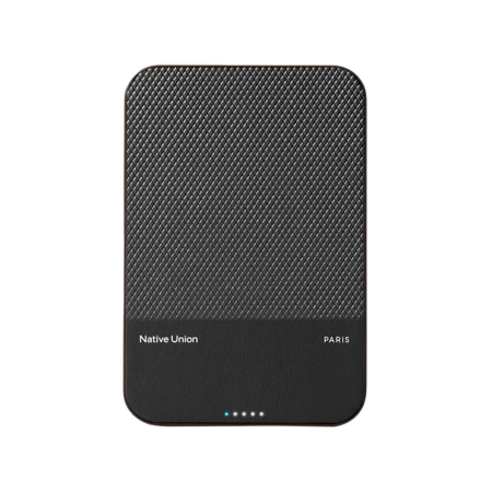 Native Union внешний аккумулятор MagSafe (Re)Classic 5000mAh (черный) PB-5KMS-BLK Native Union внешний аккумулятор MagSafe (Re)Classic 5000mAh (черный) PB-5KMS-BLK