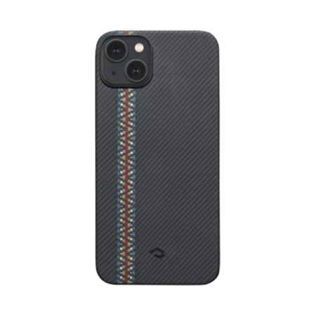 Pitaka чехол для iPhone 14 MagEZ Case 3 Rhapsody MagSafe (черно-серый в полоску) FR1401