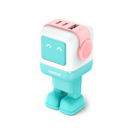 Ugreen СЗУ Nexode RG 65W 2х Type-C + USB A (розово-голубой) 35855_