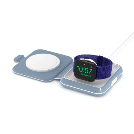 Lyambda БЗУ 2 в 1 MagSafe (голубой) LMS201_BL