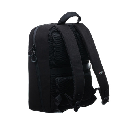 PixelBag рюкзак 13" с LED-дисплеем Pixel Plus Black Moon (черный) + внешний павербанк GOLF 10000 mAh