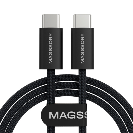 Magssory кабель Type-C/Type-C Line C 60W 1.5м (черный) CBL002b