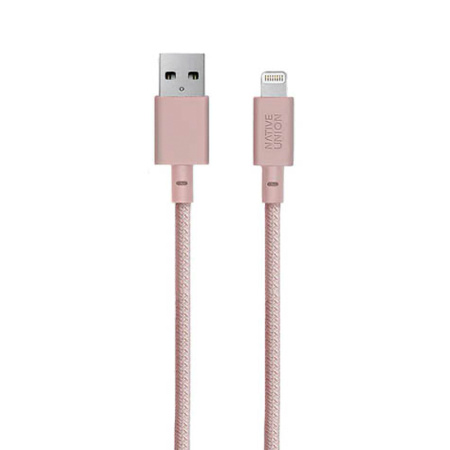 Native Union кабель Belt USB A/Lightning 3м (розовый) BELT-KV-L-ROSE-3 Native Union кабель Belt USB A/Lightning 3м (розовый) BELT-KV-L-ROSE-3
