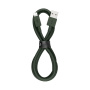 VLP кабель Nylon Cable USB A/Lightning 1.2м (темно-зеленый) 1031005