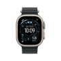 Apple Watch Ultra 3 49mm, натуральный, Ocean Band черный ремешок