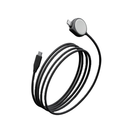 EnergEA кабель Type-C/Type-C + Watch Flow Duo 1.5м (черный) CBL-FLDWATCH-BLK