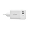 uBear СЗУ Wall charger Bridge GaN 30W Type-C + USB A (белый) WC26WHPD30-AC