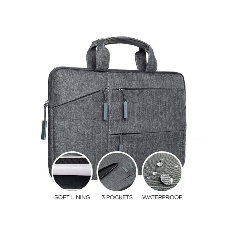 Satechi сумка для MacBook 15.3 Water-Resistant Laptop Carrying Case (серый) ST-LTB15