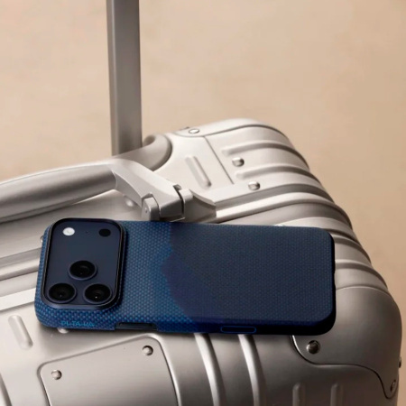 Pitaka чехол для iPhone 17 Pro Ultra-Slim Case PitaTap Horizon MagSafe (синий)