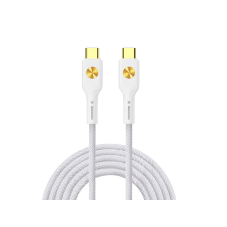 Wiwu кабель Type-C/Type-C Cobra 60W 1.2м (белый)