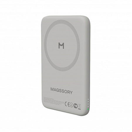 Magssory внешний аккумулятор MagSafe Core 5K 5000mAh (бежевый) PBN003t
