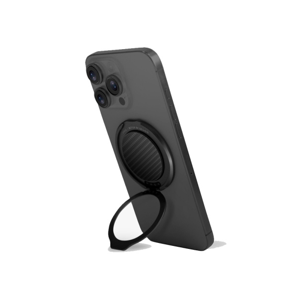 Uniq кольцо держатель GripFit Classic 360 Carbon MagSafe (черный) GRIPFITPRE-CBLACK