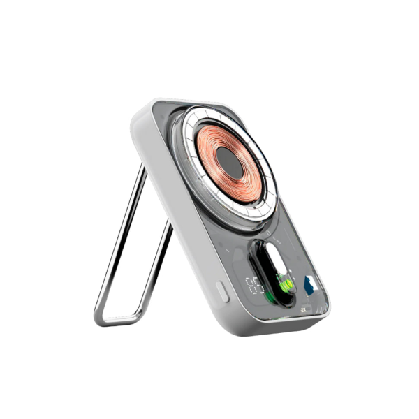 Momax внешний аккумулятор MagSafe с подставкой 1-Power Flow+ 10000mAh (белый) IP128W