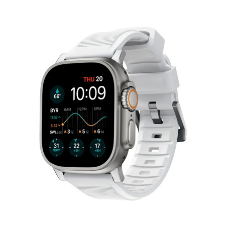 Nomad ремешок Rugged Band 46/49 мм (белый) NM01572585