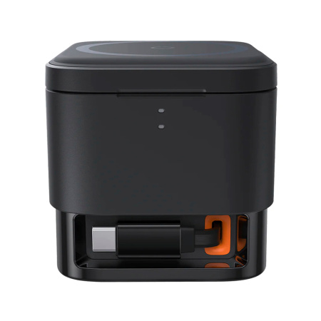 Baseus БЗУ Mag Pro 2 в 1 MagSafe + адаптер (черный)