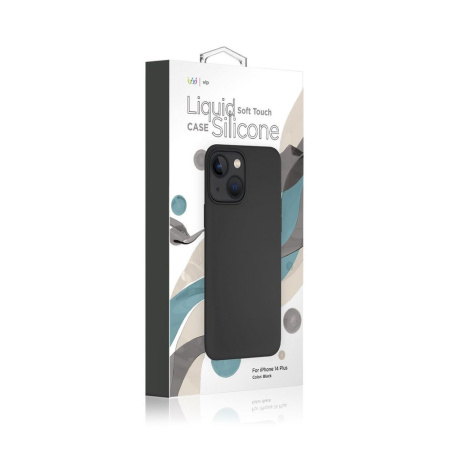 VLP чехол для iPhone 14 Plus Silicone case (черный) 1051034