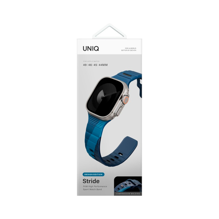Uniq ремешок Stride DE FKM 46/49 мм (синий) 49MM-STRDESTMABU