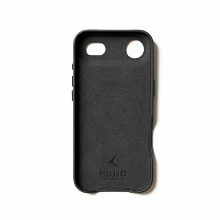 Mujjo чехол для iPhone Air Full Leather Case MagSafe (черный) MUJJO-CL-065-BK