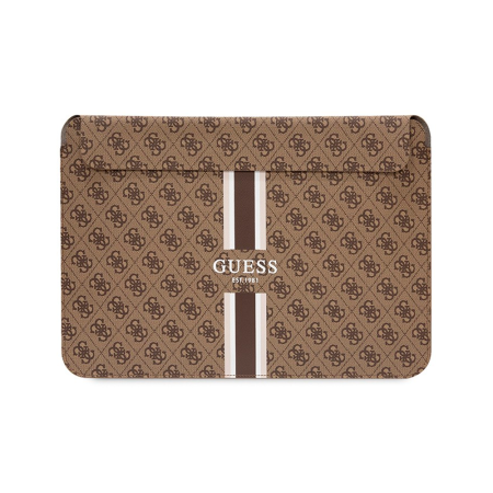 Guess чехол-папка для MacBook 14.2 Sleeve 4G Stripes (коричневый) GUCS14P4RPSW