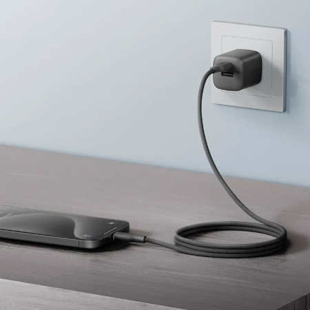 EnergEA кабель Type-C/Type-C Bazic GoCharge Weave 60W 480Mbps 1.5м (черный) CBL-GCWE-BLK150 EnergEA кабель Type-C/Type-C Bazic GoCharge Weave 60W 480Mbps 1.5м (черный) CBL-GCWE-BLK150