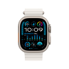 Apple Watch Ultra 2 49mm, серебристый, Ocean Band белый ремешок