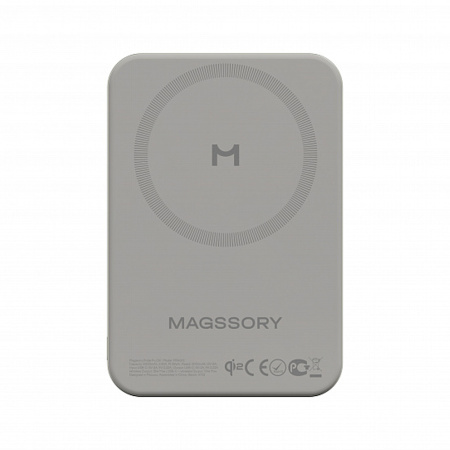 Magssory внешний аккумулятор MagSafe Pride Pro 5K Qi2 5000mAh (черный) PBN012