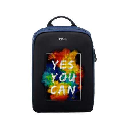 PixelBag рюкзак 13" с LED-дисплеем Pixel Plus Navy (темно-синий) + внешний павербанк GOLF 10000 mAh PixelBag рюкзак 13" с LED-дисплеем Pixel Plus Navy (темно-синий) + внешний павербанк GOLF 10000 mAh