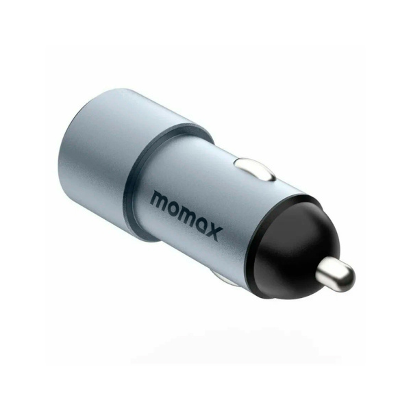 Momax АЗУ MoVe 38W Type-C + USB A (темно-серый)