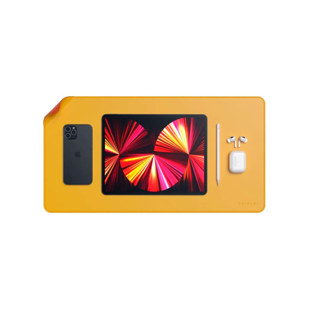 Satechi коврик для мыши 58,5 х 31 Eco Dual Side (желтый/оранжевый) ST-LDMYO