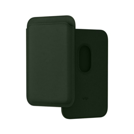 VLP бумажник MagSafe Leather (темно-зеленый) vlp-CHMS-DG
