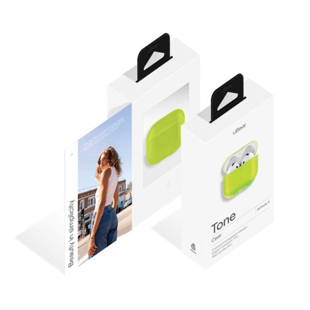 uBear чехол для AirPods 4 Tone (лайм) CS490LM18TN-AP4
