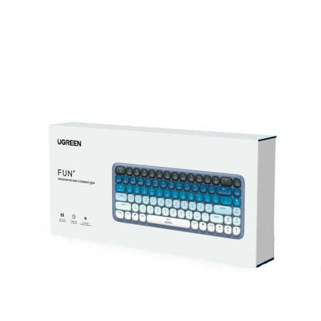 Ugreen клавиатура беспроводная FUN+ Rus (синий) 15226_