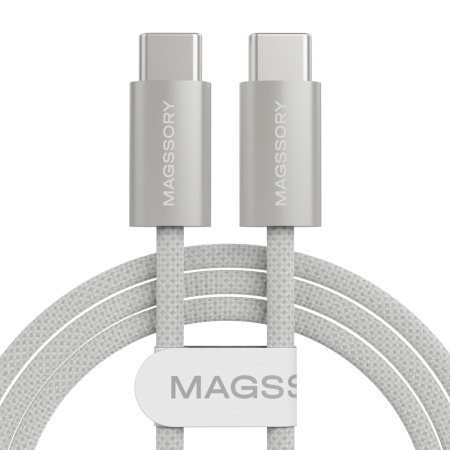 Magssory кабель Type-C/Type-C Line C 60W 1.5м (белый) CBL002w