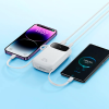 Baseus внешний аккумулятор с кабелем Type-C + Lightning Qpow2 22.5W 10000mAh (белый) P10055003223-00